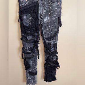 1 of 1 custom jeans made by me